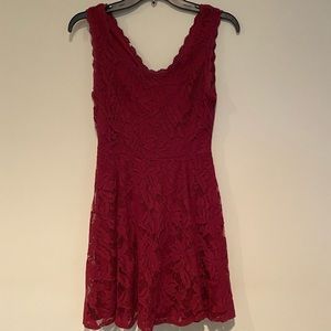 Alya Lace Skater Dress